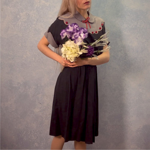 Handmade Pom Pom Mini Dress