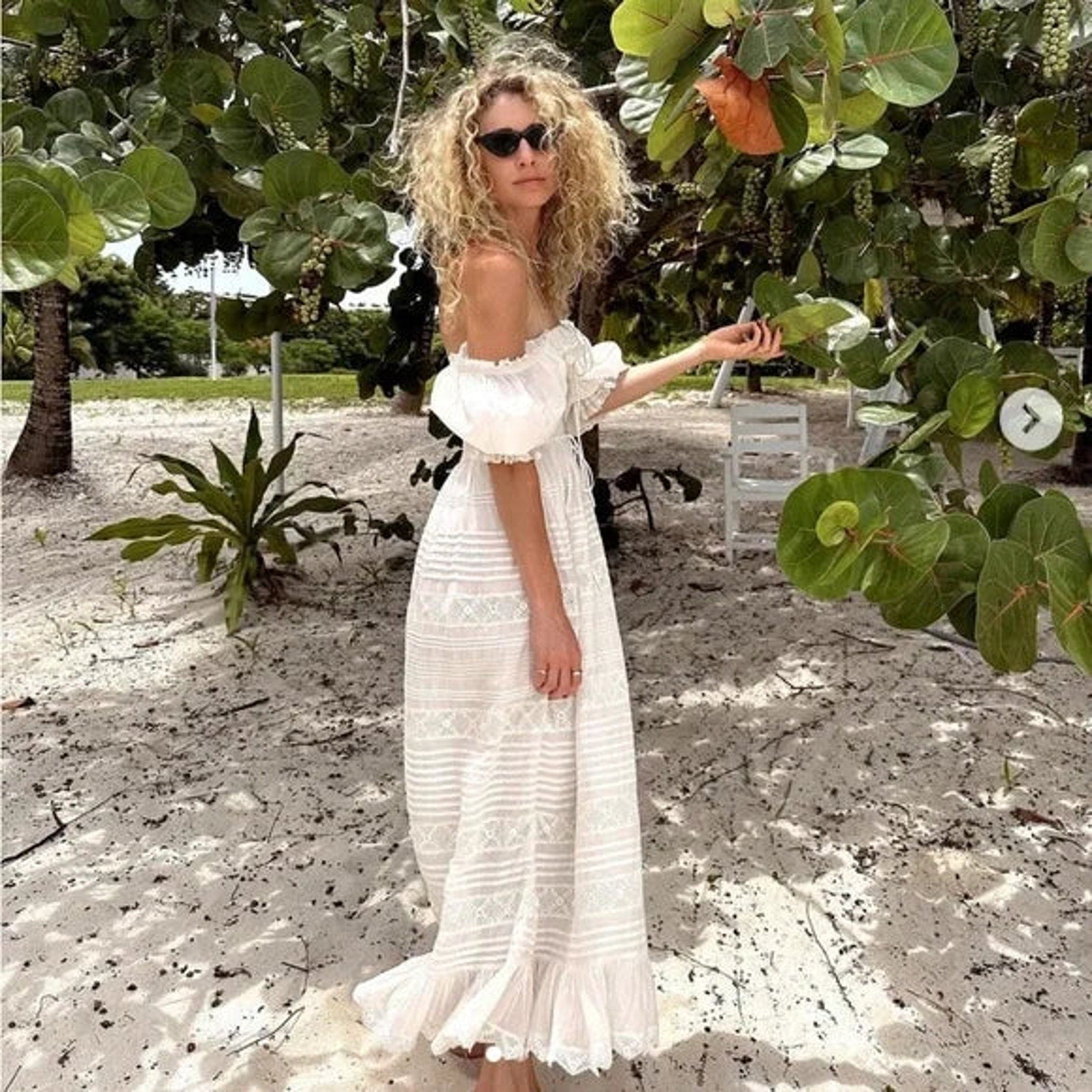 (DÔEN) Izabal Dress in Salt, XXL