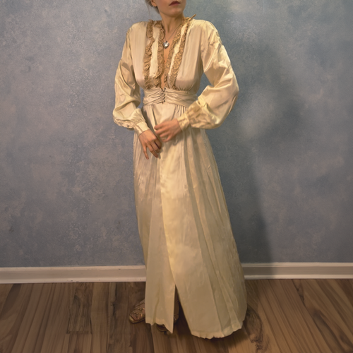 Candlelight Lace Peignoir