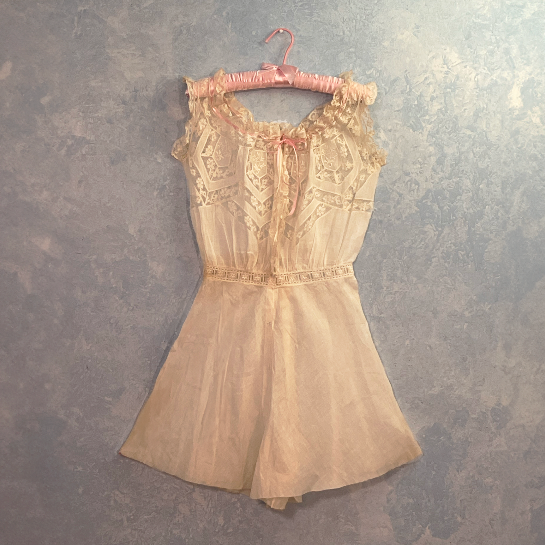 Edwardian Ivory Lace Step-In